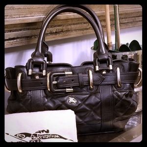 Part 1 Authentic Burberry Quilted Beaton Bag